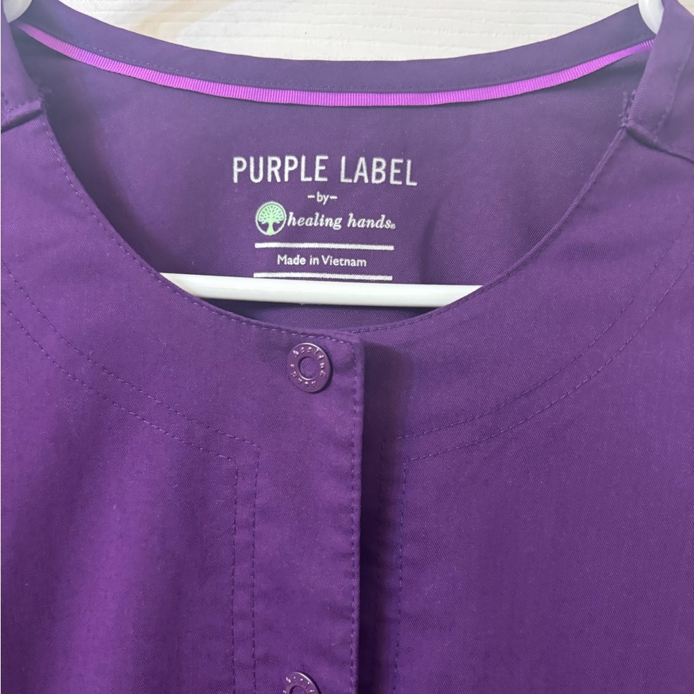 ❤️Scrub jacket Healing Hands Purple Label - Picture 4 of 4